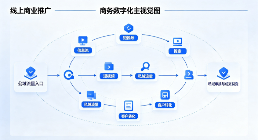 陆河县线上商业推广怎么做？全域流量闭环搭建与低成本转化实战指南
